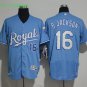 16 Bo Jackson Men Stitched Jersey Size S to 3 XL blue 4