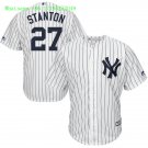 27 Giancarlo Stanton Men Stitched Jersey Size S to 3 XL white 2