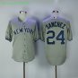 24 Gary Sanchez Men Stitched Jersey Size S to 3 XL grey 2