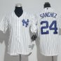 24 Gary Sanchez Men Stitched Jersey Size S to 3 XL white 1