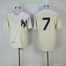 7 Mickey Mantle  Men Stitched Jersey Size S to 3 XL white