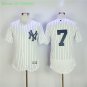 7 Mickey Mantle  Men Stitched Jersey Size S to 3 XL white 1