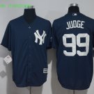 99 Aaron Judge  Men Stitched Jersey Size S to 3 XL blue
