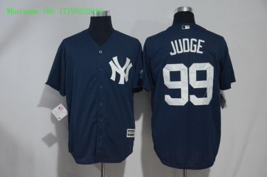 99 Aaron Judge  Men Stitched Jersey Size S to 3 XL blue