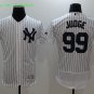 99 Aaron Judge  Men Stitched Jersey Size S to 3 XL white 1