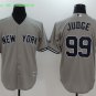 99 Aaron Judge Men Stitched Jersey Size S to 3 XL grey 2
