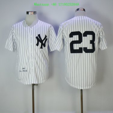 23 Don Mattingly Men Stitched Jersey Size S to 3 XL white