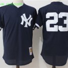 23 Don Mattingly Men Stitched Jersey Size S to 3 XL blue