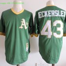 43 DENNIS ECKERSLEY Men Stitched Jersey Size S to 3 XL green