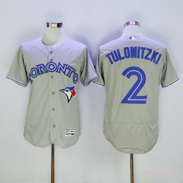 &Acirc;&nbsp;2 Troy Tulowitzki&Acirc;&nbsp;Men Stitched Jersey Size S to 3 XL grey