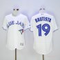 &Acirc;&nbsp;19 Jose Bautista Men Stitched Jersey Size S to 3 XL white