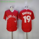 19 Jose Bautista Men Stitched Jersey Size S to 3 XL red