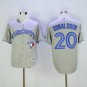 20 Josh Donaldson Men Stitched Jersey Size S to 3 XL grey