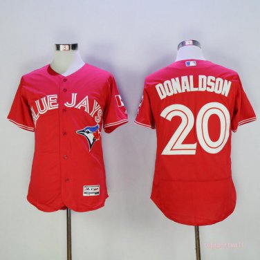 20 Josh Donaldson Men Stitched Jersey Size S to 3 XL red