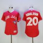 20 Josh Donaldson Men Stitched Jersey Size S to 3 XL red