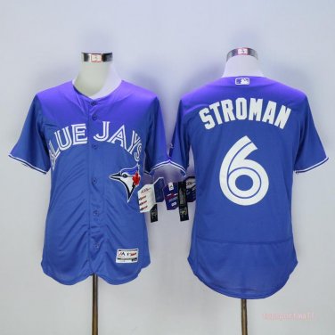 6 Marcus Stroman Men Stitched Jersey Size S to 3 XL blue