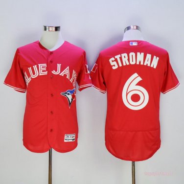 6 Marcus Stroman Men Stitched Jersey Size S to 3 XL red