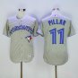 11 Kevin Pilar Men Stitched Jersey Size S to 3 XL grey