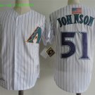51 Randy Johnson Men Stitched Jersey Size S to 3 XL white 1