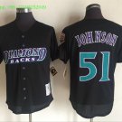 51 Randy Johnson Men Stitched Jersey Size S to 3 XL black