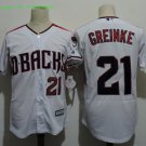 21 Zack Greinke Men Stitched Jersey Size S to 3 XL white