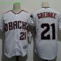 21 Zack Greinke Men Stitched Jersey Size S to 3 XL white