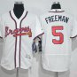5 Freddie Freeman Men Stitched Jersey Size S to 3 XL white