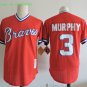 3 Dale Murphy Men Stitched Jersey Size S to 3 XL red