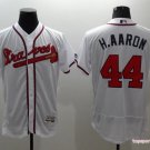 44 Hank Aaron Men Stitched Jersey Size S to 3 XL white