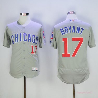 17 Kris Bryan Men Stitched Jersey Size S to 3 XL grey