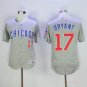 17 Kris Bryan Men Stitched Jersey Size S to 3 XL grey