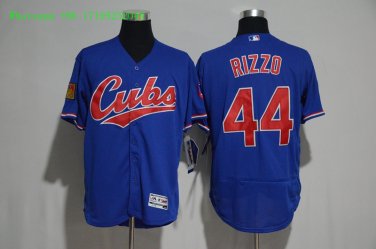 44 Anthony Rizzo Men Stitched Jersey Size S to 3 XL blue