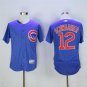 12 Kyle Schwarber Men Stitched Jersey Size S to 3 XL blue