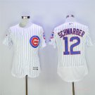 12 Kyle Schwarber Men Stitched Jersey Size S to 3 XL white