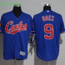 9 Javier Baez Men Stitched Jersey Size S to 3 XL blue