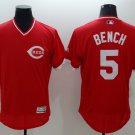 5 Johnny Bench Men Stitched Jersey Size S to 3 XL red