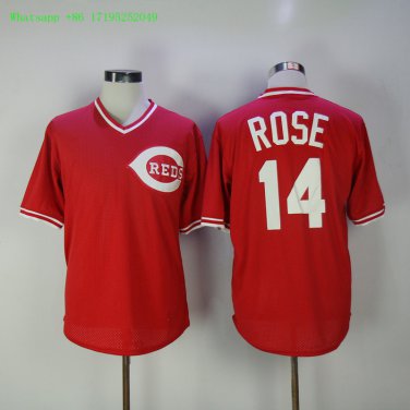 14 Pete Rose Men Stitched Jersey Size S to 3 XL red