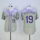 19 Charlie Blackmon Men Stitched Jersey Size S to 3 XL grey