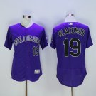 19 Charlie Blackmon Men Stitched Jersey Size S to 3 XL blue