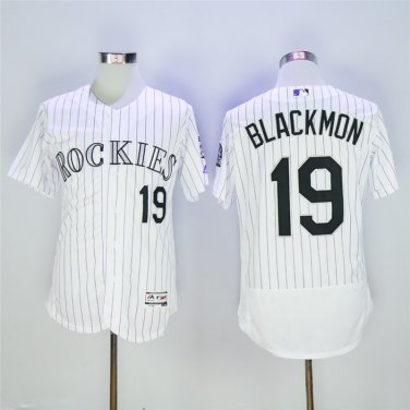 19 Charlie Blackmon Men Stitched Jersey Size S to 3 XL white
