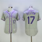 17 Todd Helton Men Stitched Jersey Size S to 3 XL grey