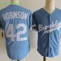  42 Jackie Robinson Stitched Jersey Size S to 3 XL blue 1