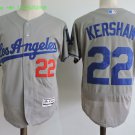 22 Clayton Kershaw Stitched Jersey Size S to 3 XL grey