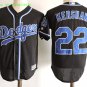 22 Clayton Kershaw Stitched Jersey Size S to 3 XL black