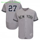 27 Giancarlo Stanton  Stitched Jersey Size S to 3 XL grey 1
