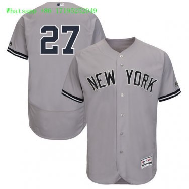 27 Giancarlo Stanton  Stitched Jersey Size S to 3 XL grey 1