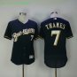 7 Eric Thames Stitched Jersey Size S to 3 XL black