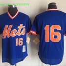 16 Dwight Gooden Stitched Jersey Size S to 3 XL blue