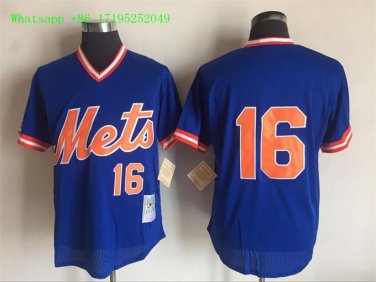 16 Dwight Gooden Stitched Jersey Size S to 3 XL blue