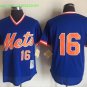 16 Dwight Gooden Stitched Jersey Size S to 3 XL blue